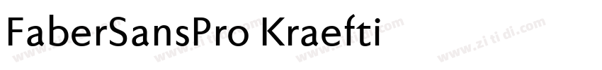 FaberSansPro Kraefti字体转换